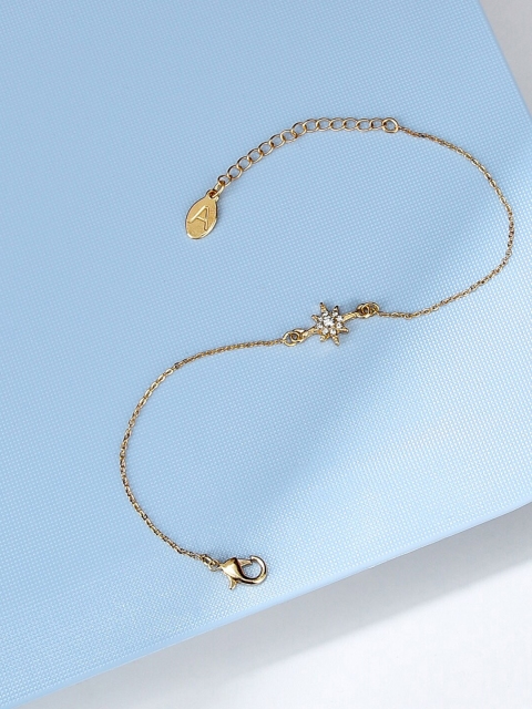 

Accessorize Women Gold & White Gold-Plated Charm Bracelet