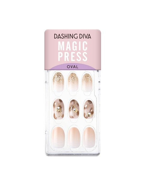 

Dashing Diva MAGICPRESS Calm Beige Nails
