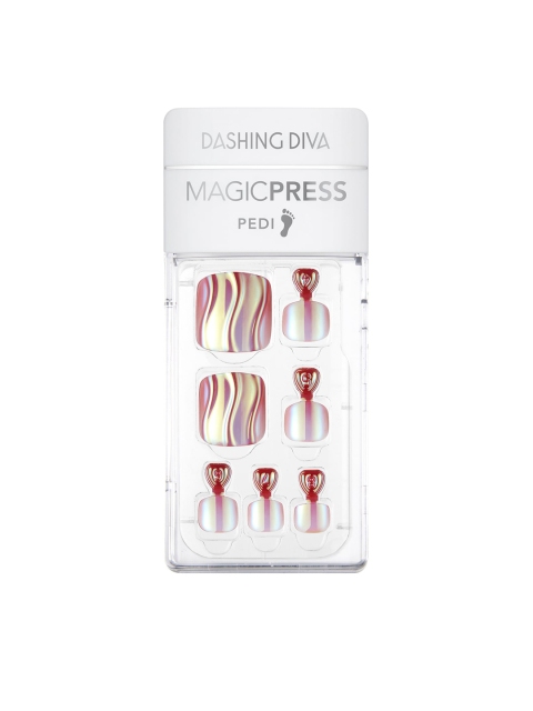

Dashing Diva MAGICPRESS Nacre Wave Nails, White