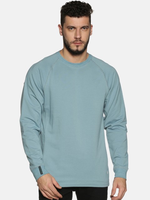 

Soul Space Men Organic Cotton Blue Sweatshirt