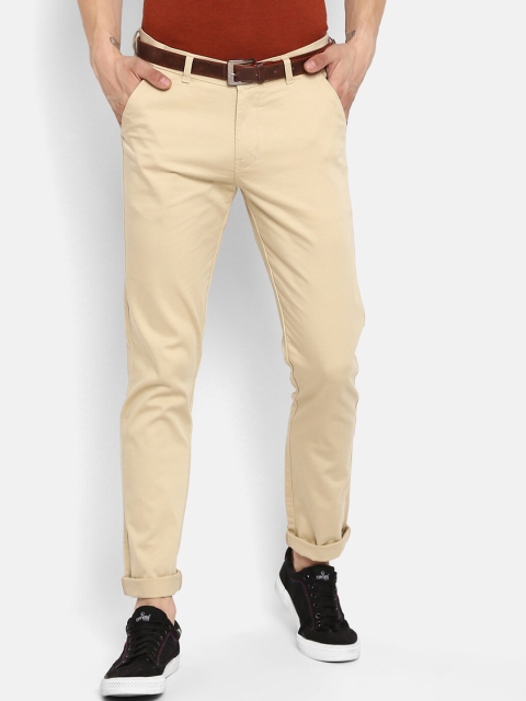 

V2 Value & Variety Men Beige Formal Trousers