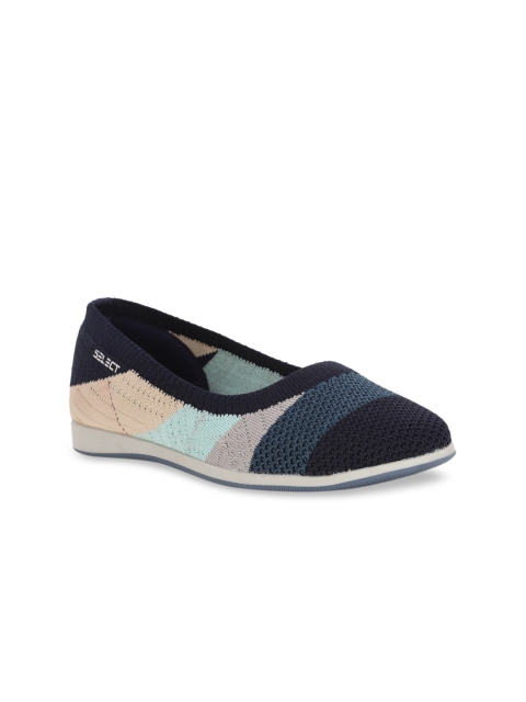 

FOOTONS Women Multicolored Woven Design Slip-On Sneakers, Multi
