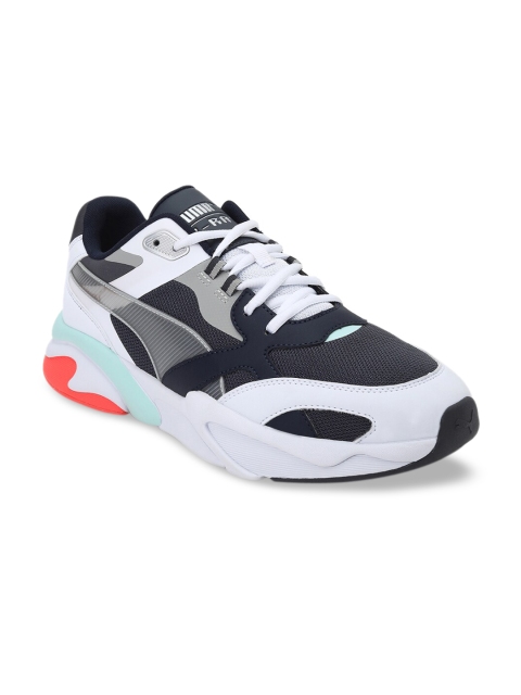 

Puma White Colourblocked Sneakers