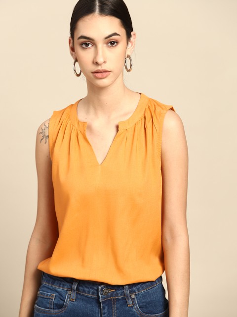 

all about you Yellow Regular Top