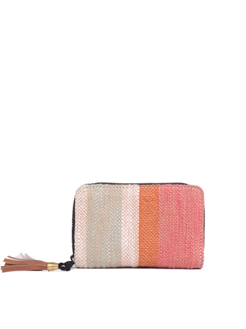 

ASTRID Women Multicolor Colourblocked Zip Around Wallet, Multi