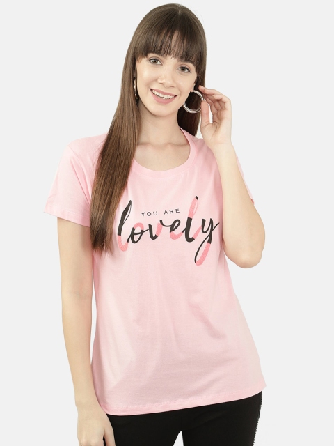 

V2 Value & Variety Pink Printed Regular Top