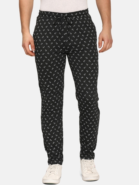 

V2 Value & Variety Men Charcoal Grey Printed Track Pants
