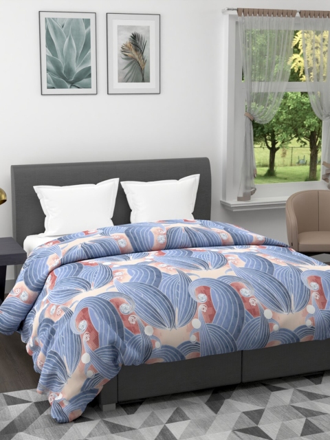 

BIANCA Grey & Beige Ethnic Motifs Microfiber AC Room 120 GSM Double Bed Comforter