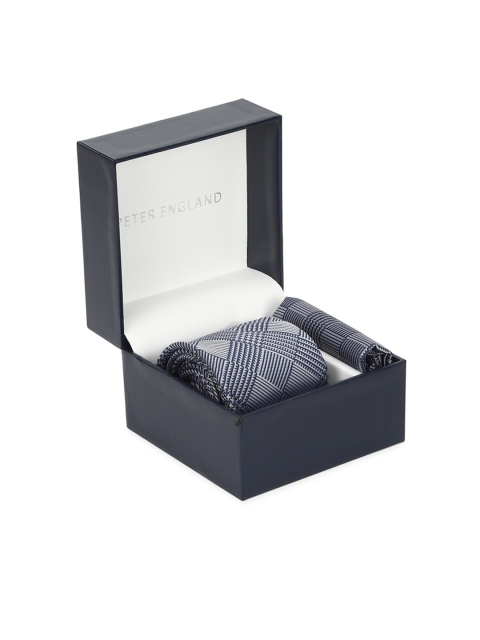 

Peter England Grey Tie and Pocket Square Gift Set