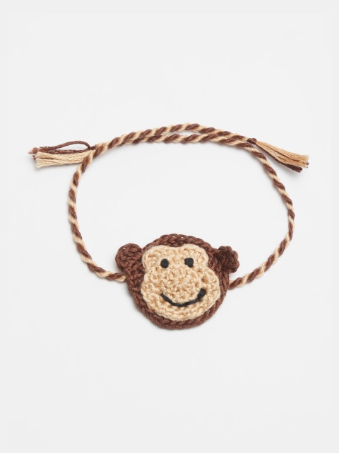 

Bodh Design Brown Monkey Handmade Rakhi
