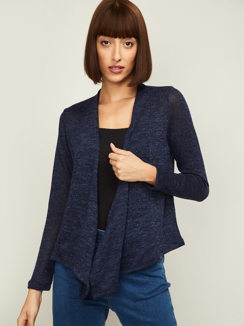 

CODE by Lifestyle Women Navy Blue Shrug