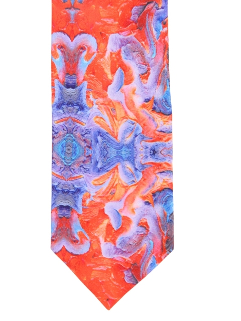 

Alvaro Castagnino Men Multicoloured Printed Broad Neck Tie, Multi