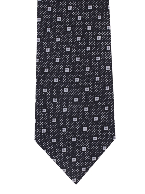 

Alvaro Castagnino Men Black & White Printed Broad Tie