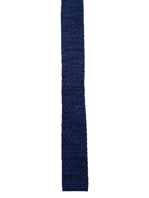 

Alvaro Castagnino Men Blue Woven Design Skinny Tie