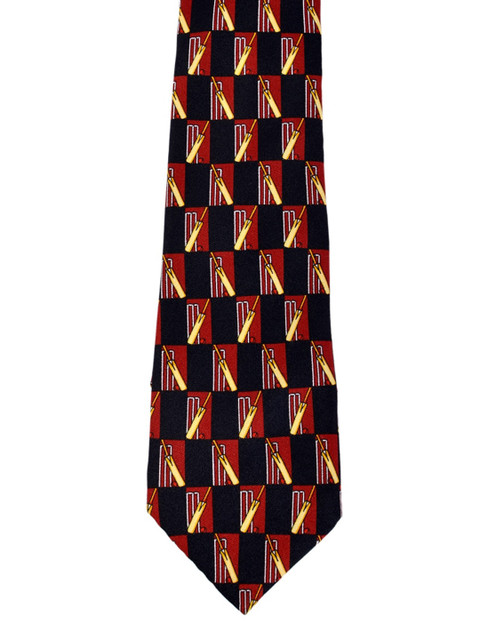

Alvaro Castagnino Men Multicoloured Woven Design Broad Tie, Multi