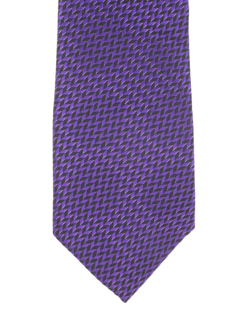 

Alvaro Castagnino Men Purple Checked Broad Tie