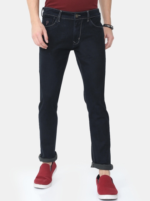 

VUDU Men Navy Blue Mid-Rise Slim Fit Jeans