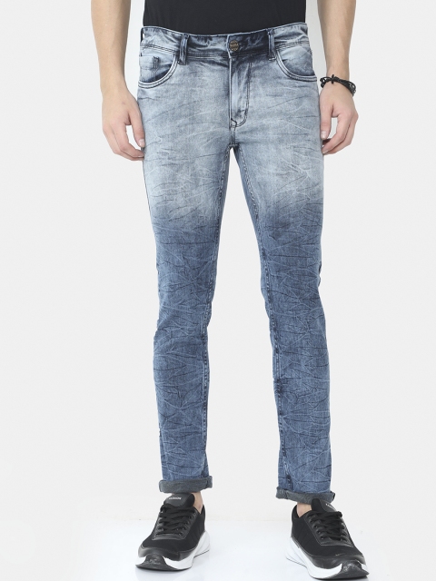 

VUDU Men Navy Blue Slim Fit Light Fade Jeans