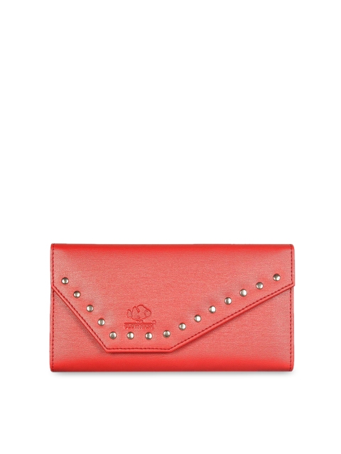 

THE CLOWNFISH Peach-Coloured Envelope Clutch