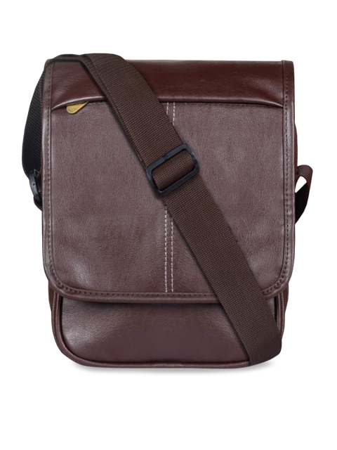 

THE CLOWNFISH Unisex Brown Messenger Bag