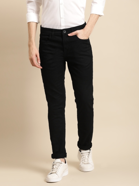 

United Colors of Benetton Men Black Skinny Fit Stretchable Jeans