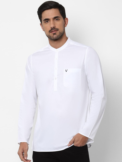 

Allen Solly Men White Slim Fit Casual Shirt