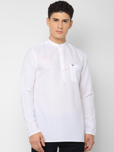 

Allen Solly Men White Slim Fit Casual Shirt