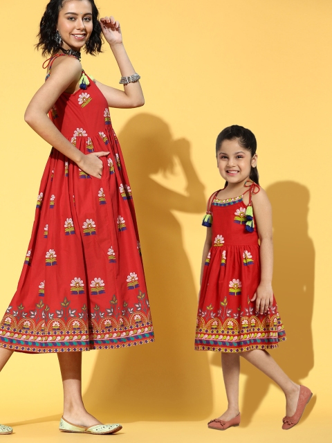 

Sangria Red Ethnic Motifs Ethnic Motifs Dress