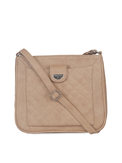 

ESBEDA Beige Quilted Sling bag