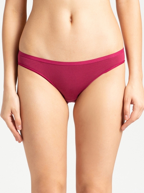 

Jockey Women Pink Solid Bikini Briefs 1806-0105-PNKWI