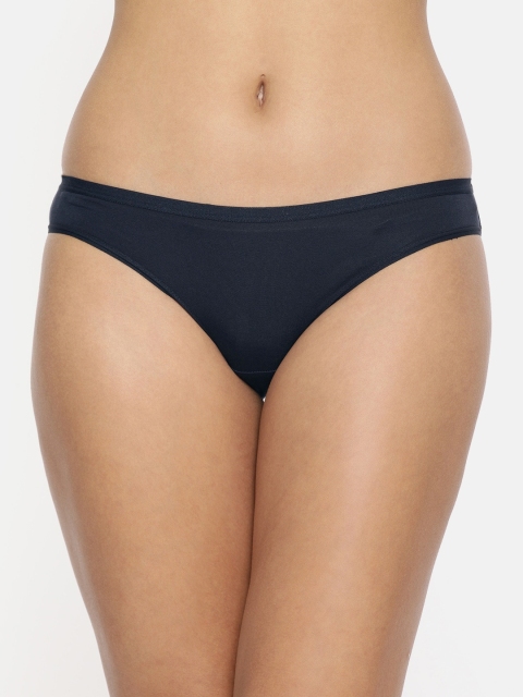 

Jockey Women Navy Blue Solid Bikini Briefs 1806-0105