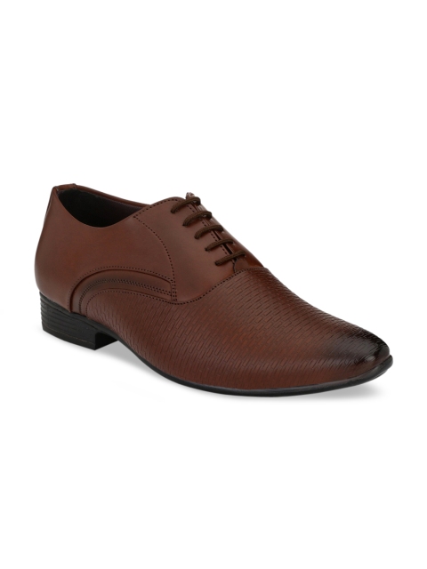 

Ferraiolo Men Brown Solid Oxfords