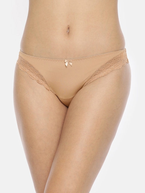 

Jockey Women Beige Solid Bikini Briefs 1813-0105