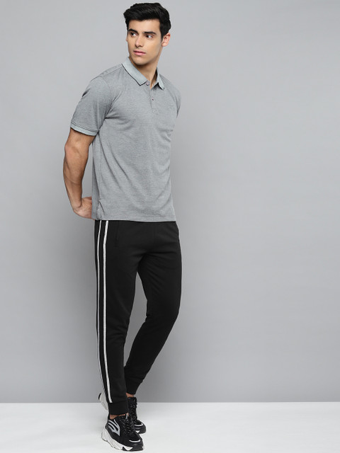 

Alcis Men Black Solid Cotton Joggers