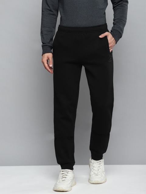 

Alcis Men Black Solid Cotton Joggers