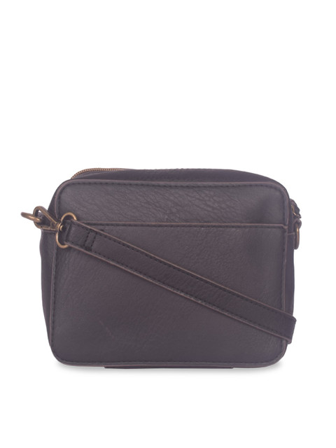 

Bagkok Purple PU Structured Sling Bag with Quilted