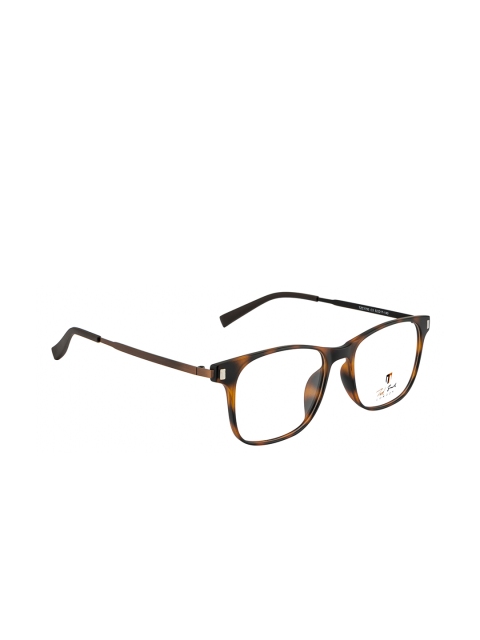 

Ted Smith Unisex Brown & Black Abstract Printed Full Rim Square Frames TS-314_C3