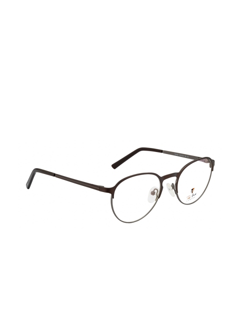 

Ted Smith Unisex Brown Full Rim Round Frames TS-311_C3