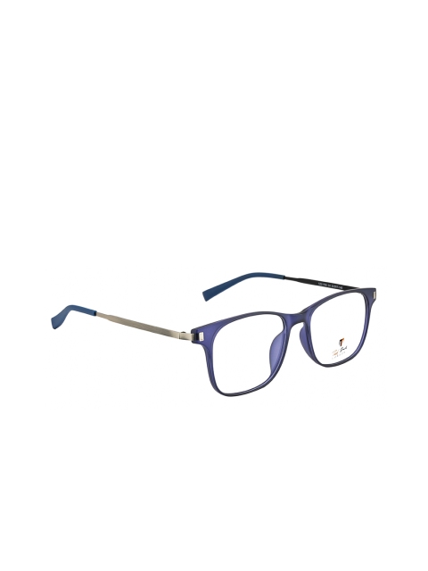 

Ted Smith Unisex Blue & Grey Full Rim Wayfarer Frames TS-314_C4
