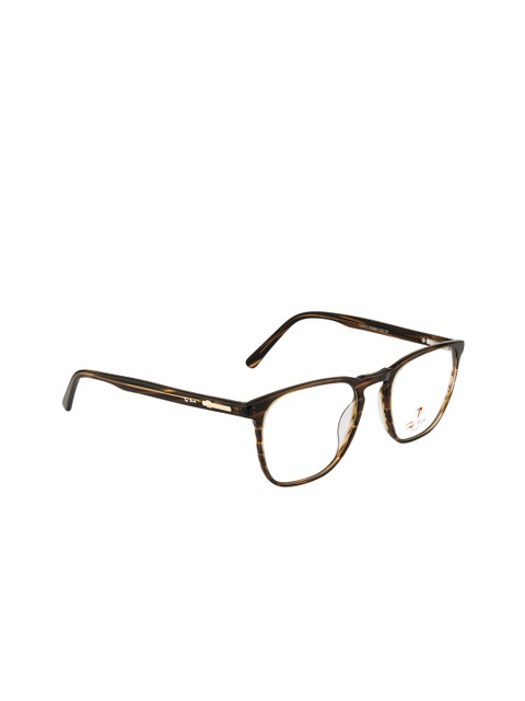 

Ted Smith Unisex Brown Full Rim Square Frames TS-319_C4