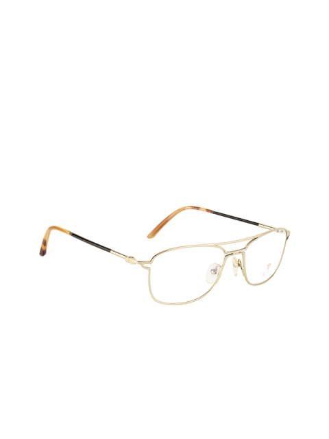 

Ted Smith Unisex Gold-Toned Full Rim Aviator Frames TS-336_C1