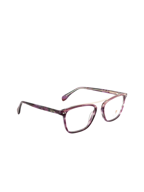 

Ted Smith Unisex Purple Abstract Full Rim Wayfarer Frames TS-322