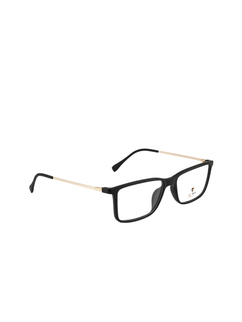 

Ted Smith Unisex Black & Gold-Toned Full Rim Square Frames TS-316_C2