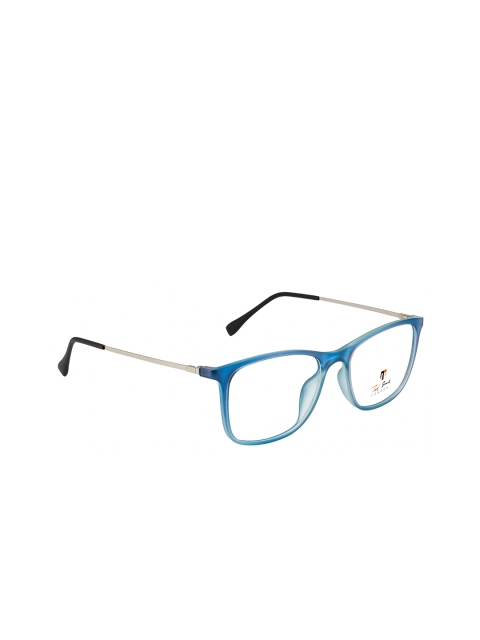 

Ted Smith Unisex Blue & Silver-Toned Full Rim Wayfarer Frames TS-310_C8