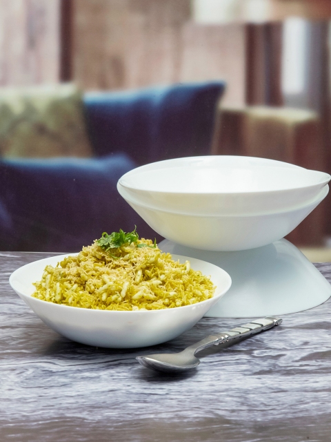 

LaOpala Set of 6 White Serving Bowl