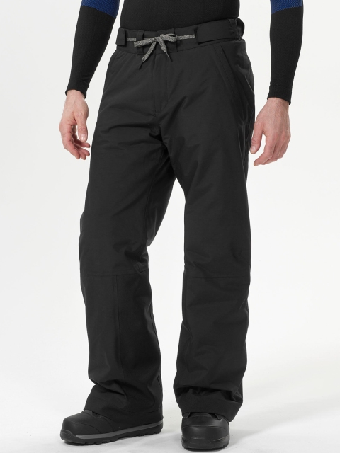 

WEDZE By Decathlon Men Black High-Rise Ski & Snowboard Trousers