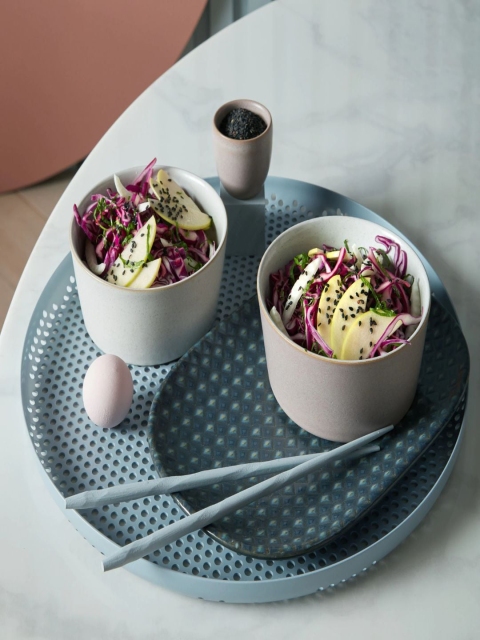

Denby Cream-Coloured Handcrafted Stoneware Matte Rice Bowls