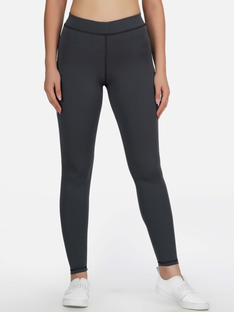

NEU LOOK FASHION Women Charcoal Grey Solid Skinny Fit Tights