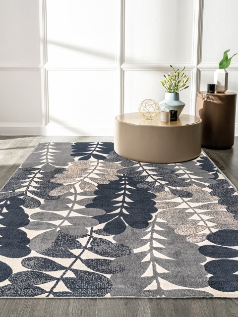 

DDecor Cream-Coloured Floral Print Carpet