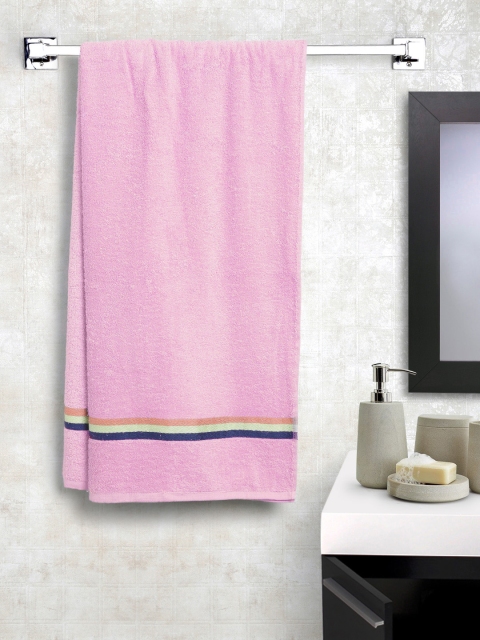 

BOMBAY DYEING Pink Cotton 380 GSM Bath Towel